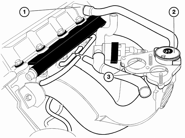 Вентиляция картера двигателя М42