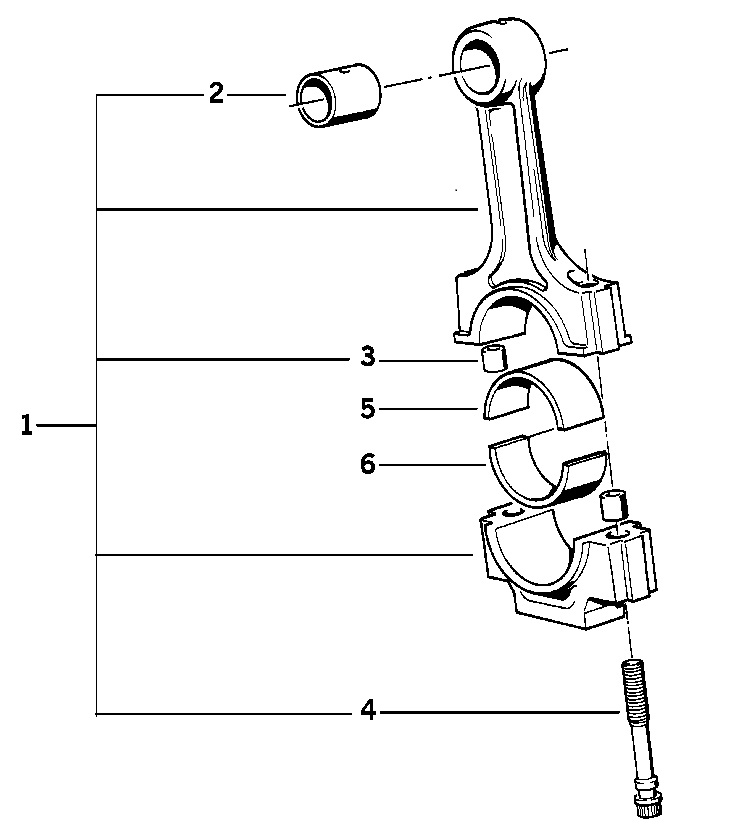 Шатун кривошипно-шатунного механизма М44